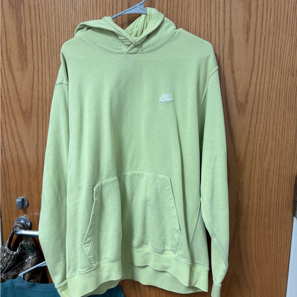 Nike Men's Light Green Hoodie